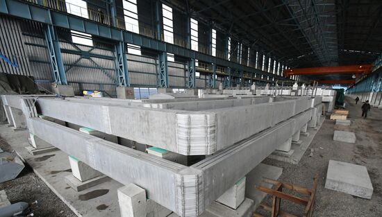 Строительство новых корпусов на Красноярском алюминиевом заводе