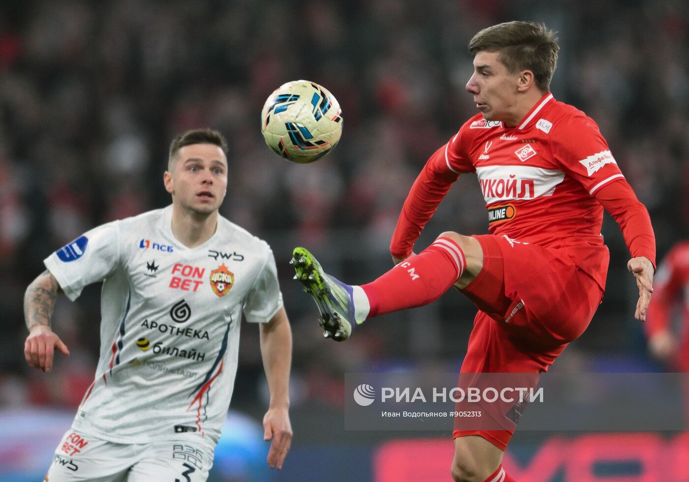 Футбол. РПЛ. "Спартак" (Москва) - "ЦСКА" (Москва)