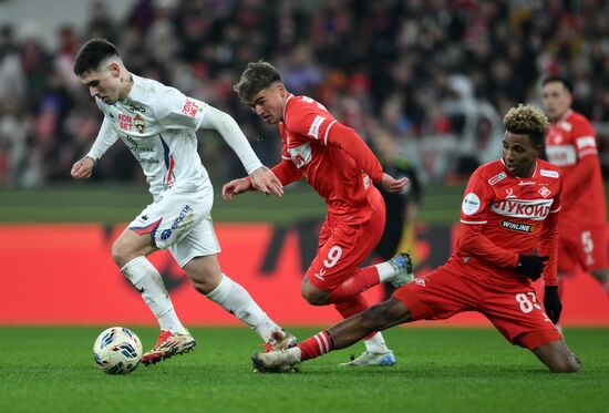 Футбол. РПЛ. "Спартак" (Москва) - "ЦСКА" (Москва)