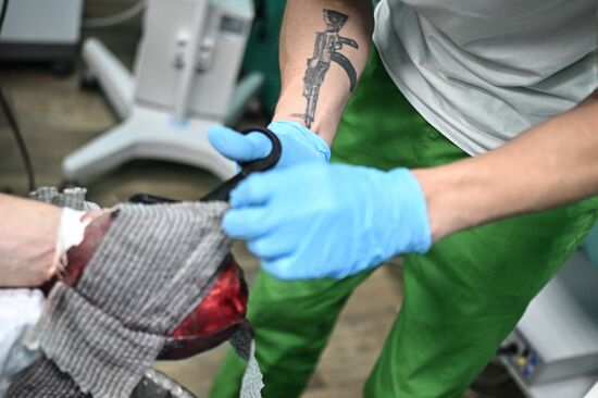 Передовой госпиталь спецназа "Ахмат"