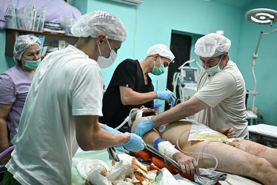 Передовой госпиталь спецназа "Ахмат"