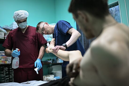 Передовой госпиталь спецназа "Ахмат"