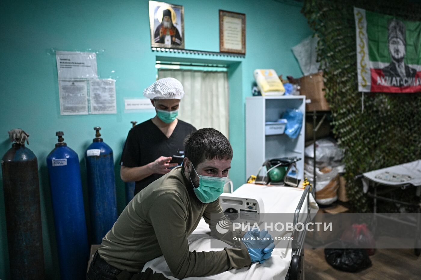 Передовой госпиталь спецназа "Ахмат"