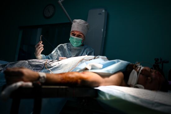 Передовой госпиталь спецназа "Ахмат"