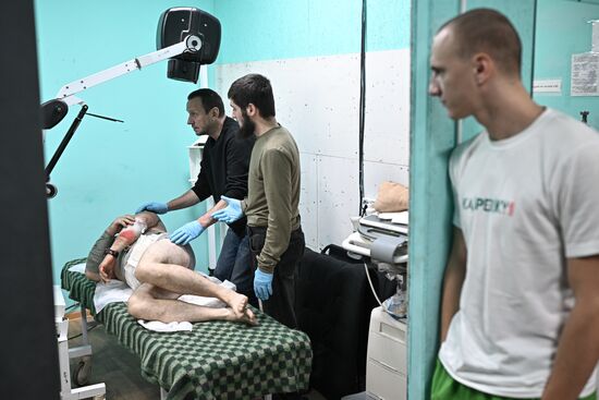 Передовой госпиталь спецназа "Ахмат"