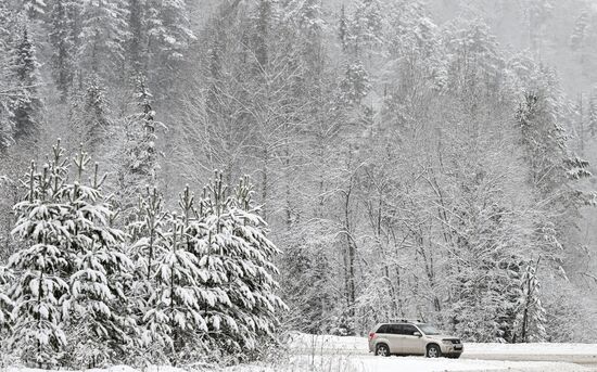 Последствия снегопада в регионах России