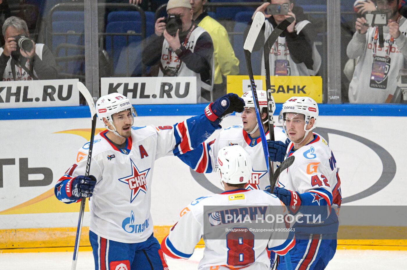 Хоккей. КХЛ. ЦСКА (Москва) - СКА (Санкт-Петербург)
