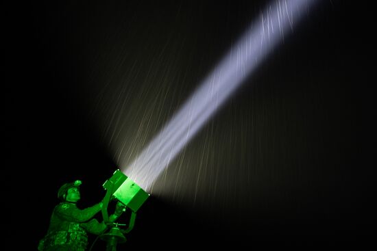 Пост воздушного наблюдения 25-й армии группировки войск "Запад"