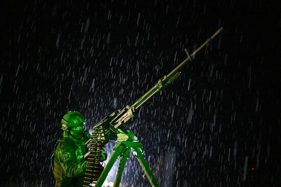 Пост воздушного наблюдения 25-й армии группировки войск "Запад"