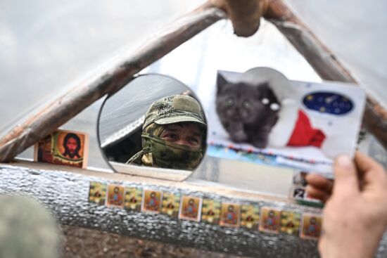 Пост воздушного наблюдения 25-й армии группировки войск "Запад"