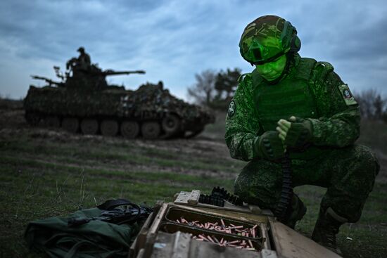 Пост воздушного наблюдения 25-й армии группировки войск "Запад"