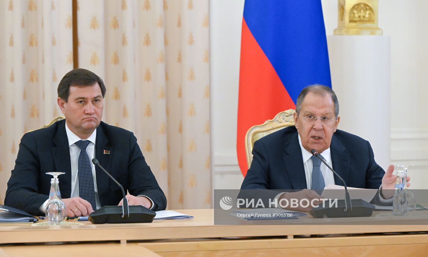 Совместное заседание коллегий МИД России и Белоруссии 