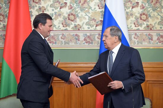 Совместное заседание коллегий МИД России и Белоруссии 