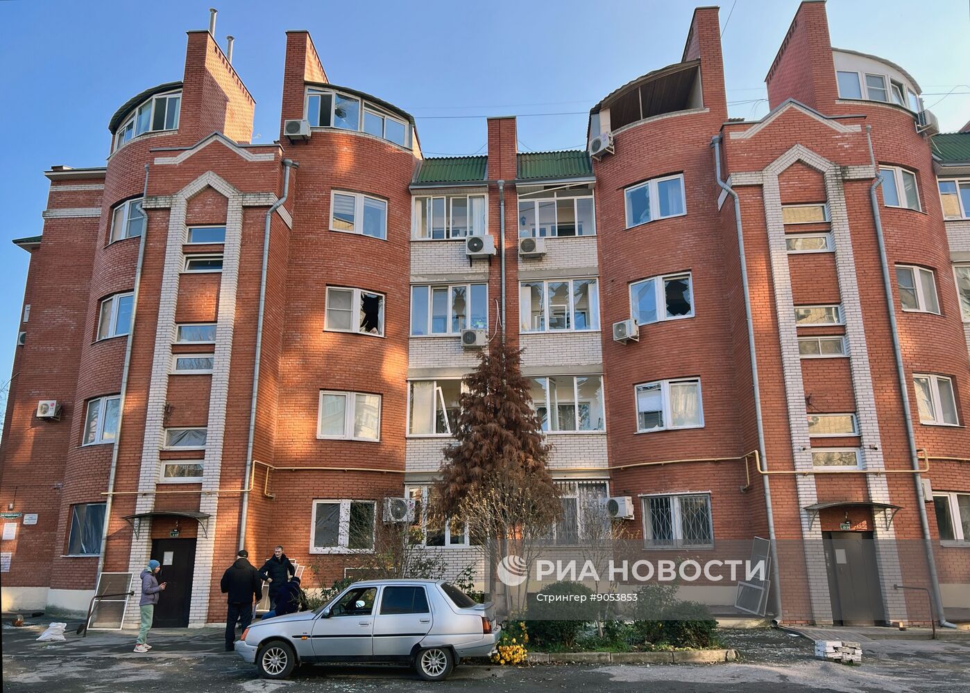 Последствия атаки беспилотников на Таганрог