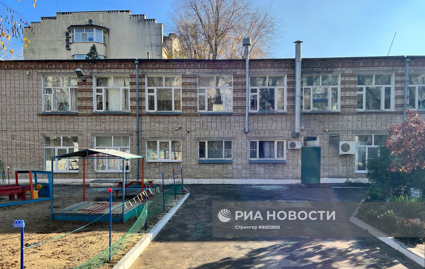 Последствия атаки беспилотников на Таганрог