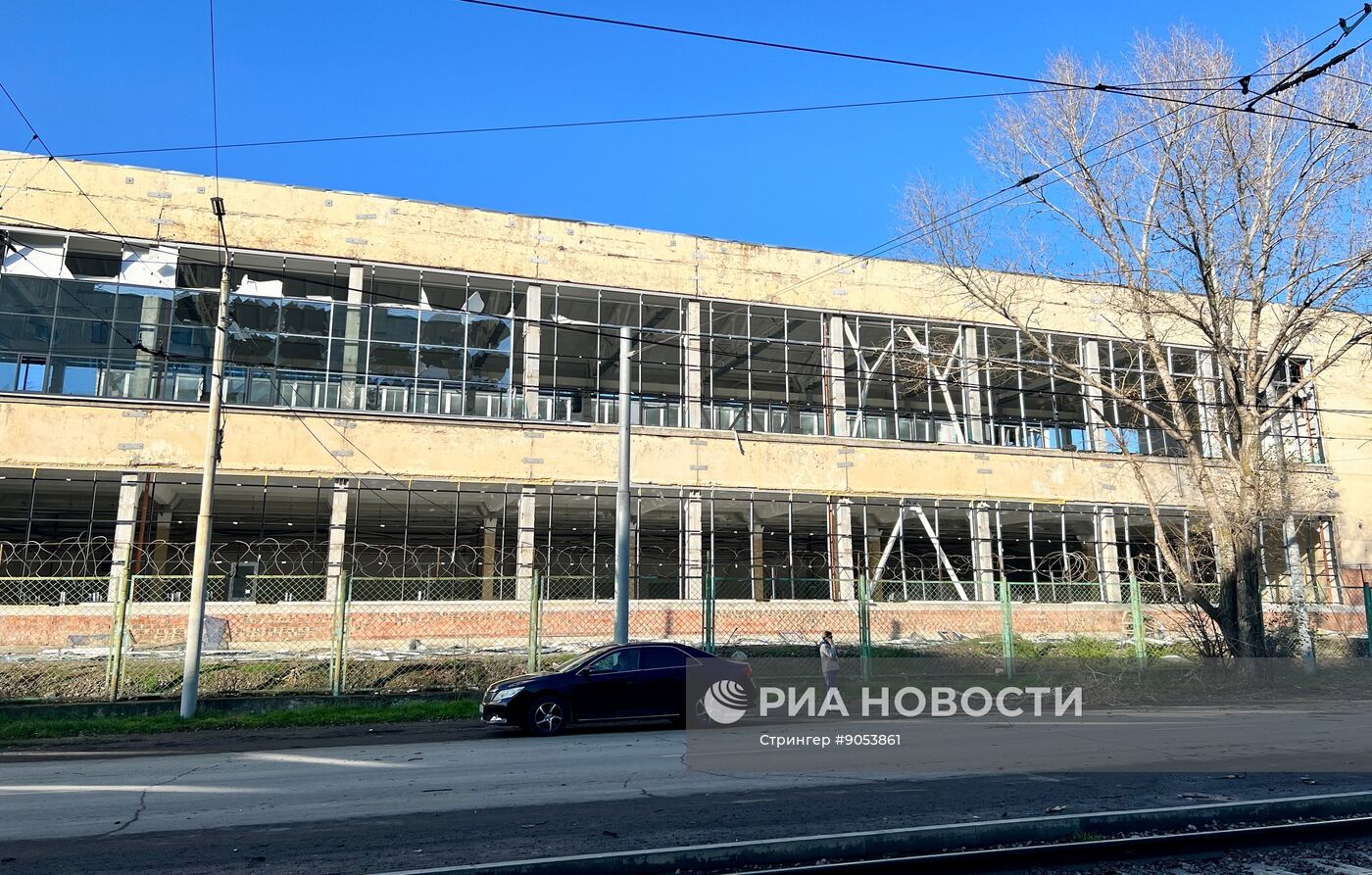 Последствия атаки беспилотников на Таганрог 