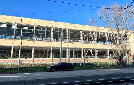 Последствия атаки беспилотников на Таганрог 