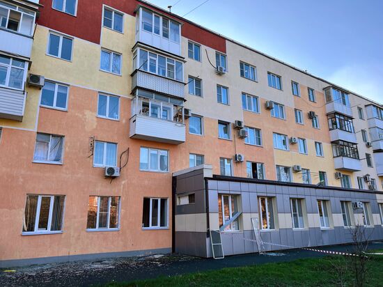 Последствия атаки беспилотников на Таганрог 