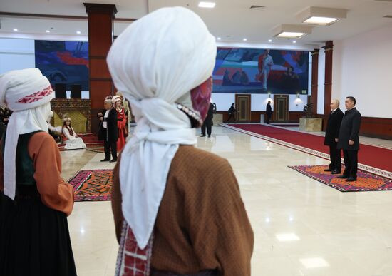 Государственный визит президента Владимира Путина в Киргизию