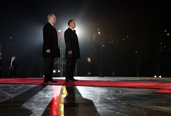 Государственный визит президента Владимира Путина в Киргизию