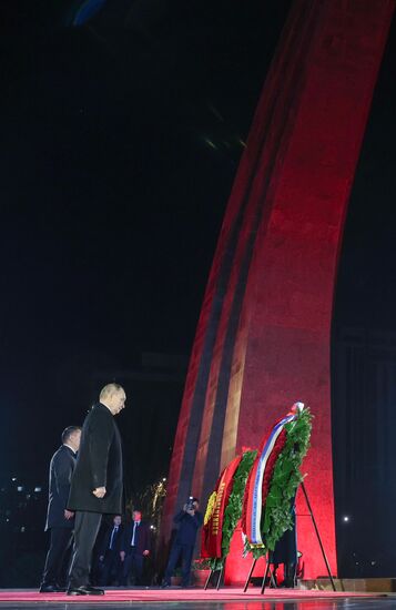 Государственный визит президента Владимира Путина в Киргизию