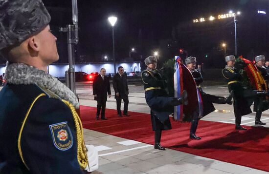 Государственный визит президента Владимира Путина в Киргизию