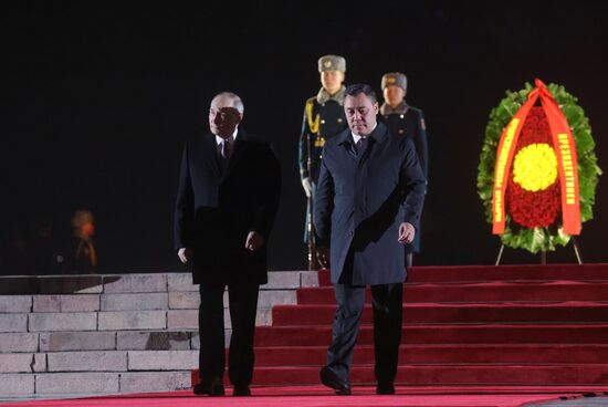 Государственный визит президента Владимира Путина в Киргизию