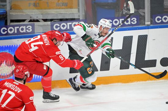 Хоккей. КХЛ. "Спартак" (Москва) - "Ак Барс" (Казань)