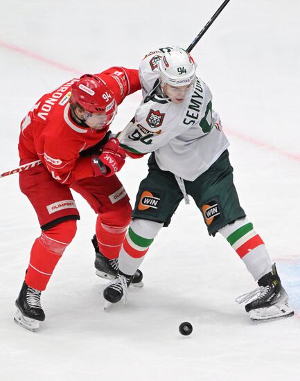 Хоккей. КХЛ. "Спартак" (Москва) - "Ак Барс" (Казань)