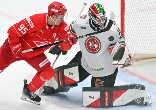 Хоккей. КХЛ. "Спартак" (Москва) - "Ак Барс" (Казань)