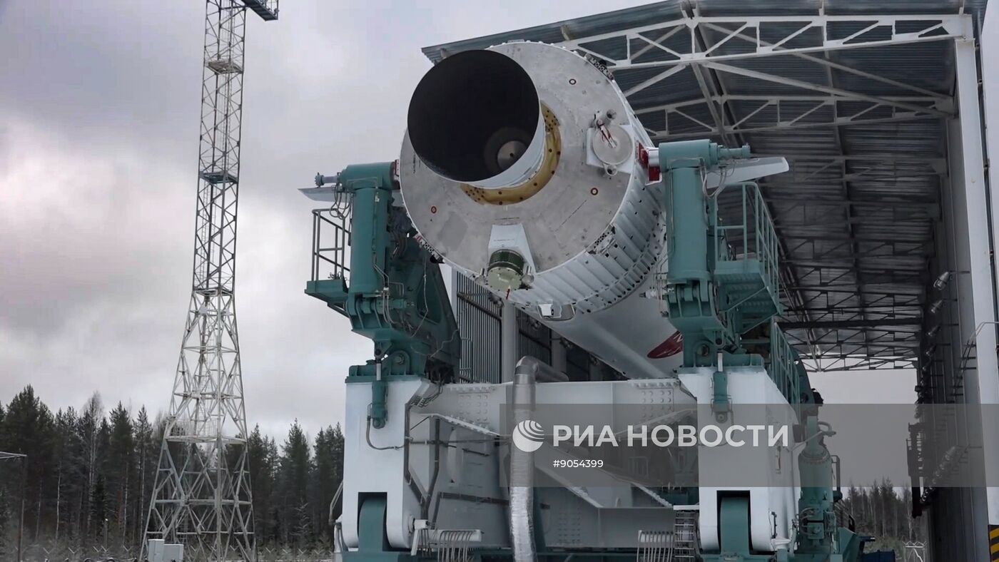 Запуск РН "Ангара-1.2" с космодрома Плесецк