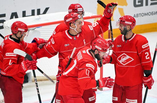 Хоккей. КХЛ. "Спартак" (Москва) - "Ак Барс" (Казань)