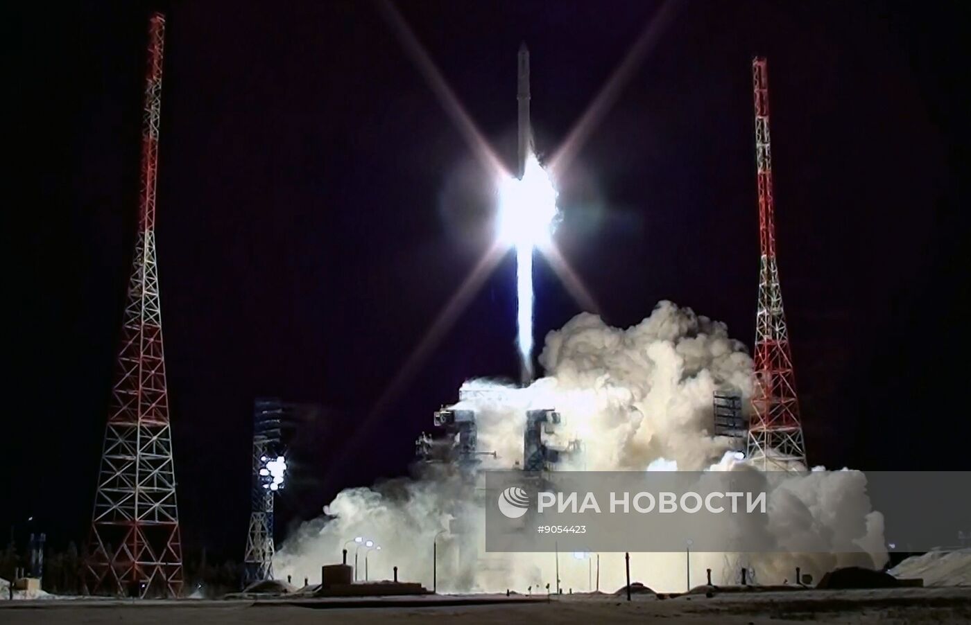 Запуск РН "Ангара-1.2" с космодрома Плесецк