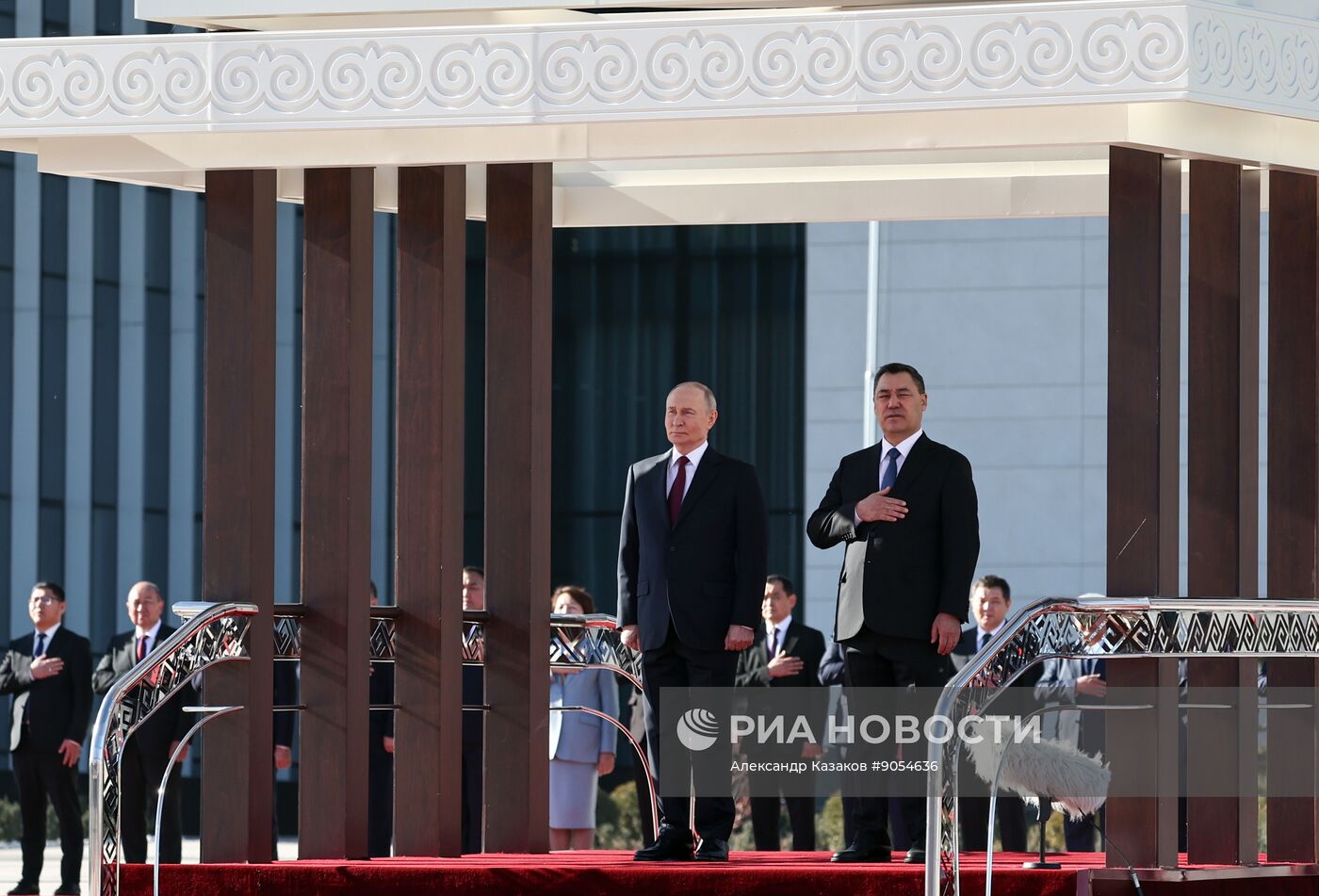 Государственный визит президента Владимира Путина в Киргизию. День второй