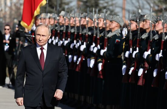 Государственный визит президента Владимира Путина в Киргизию. День второй