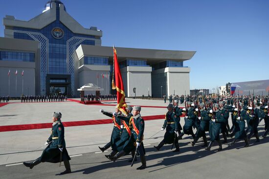 Государственный визит президента Владимира Путина в Киргизию. День второй