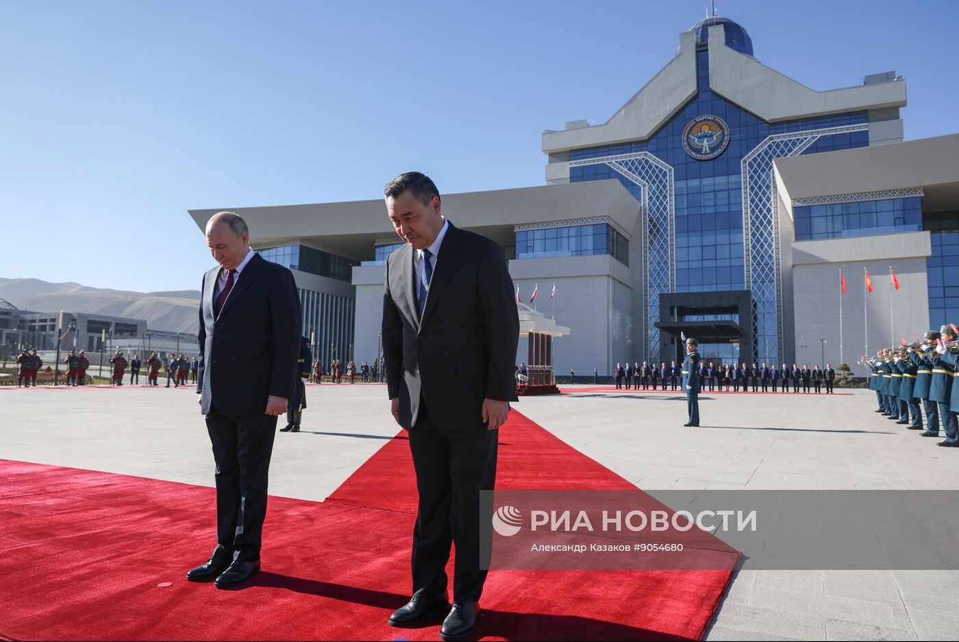 Государственный визит президента Владимира Путина в Киргизию. День второй