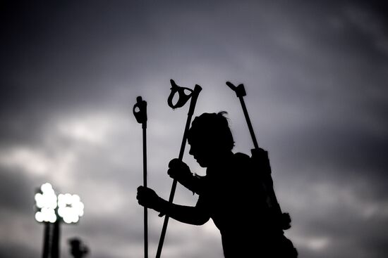 Биатлон. Первый этап Альфа-Банк Кубка России. Тренировки 