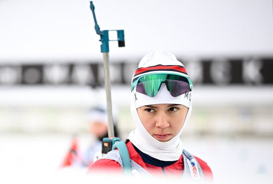 Биатлон. Первый этап Альфа-Банк Кубка России. Тренировки 