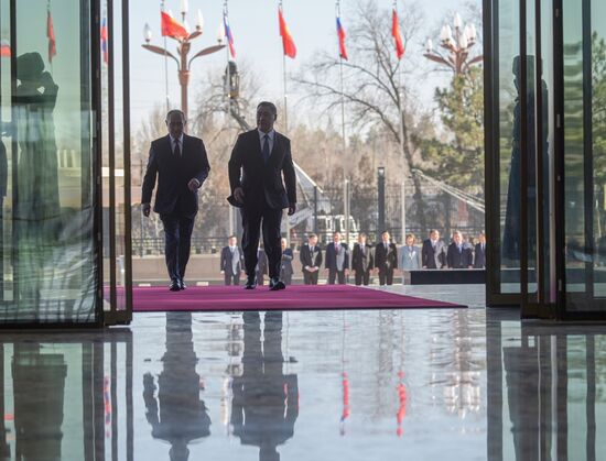 Государственный визит президента Владимира Путина в Киргизию. День второй