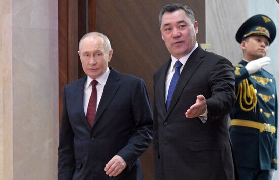 Государственный визит президента Владимира Путина в Киргизию. День второй