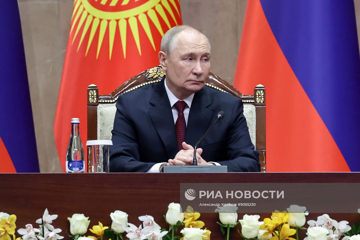 Государственный визит президента Владимира Путина в Киргизию. День второй