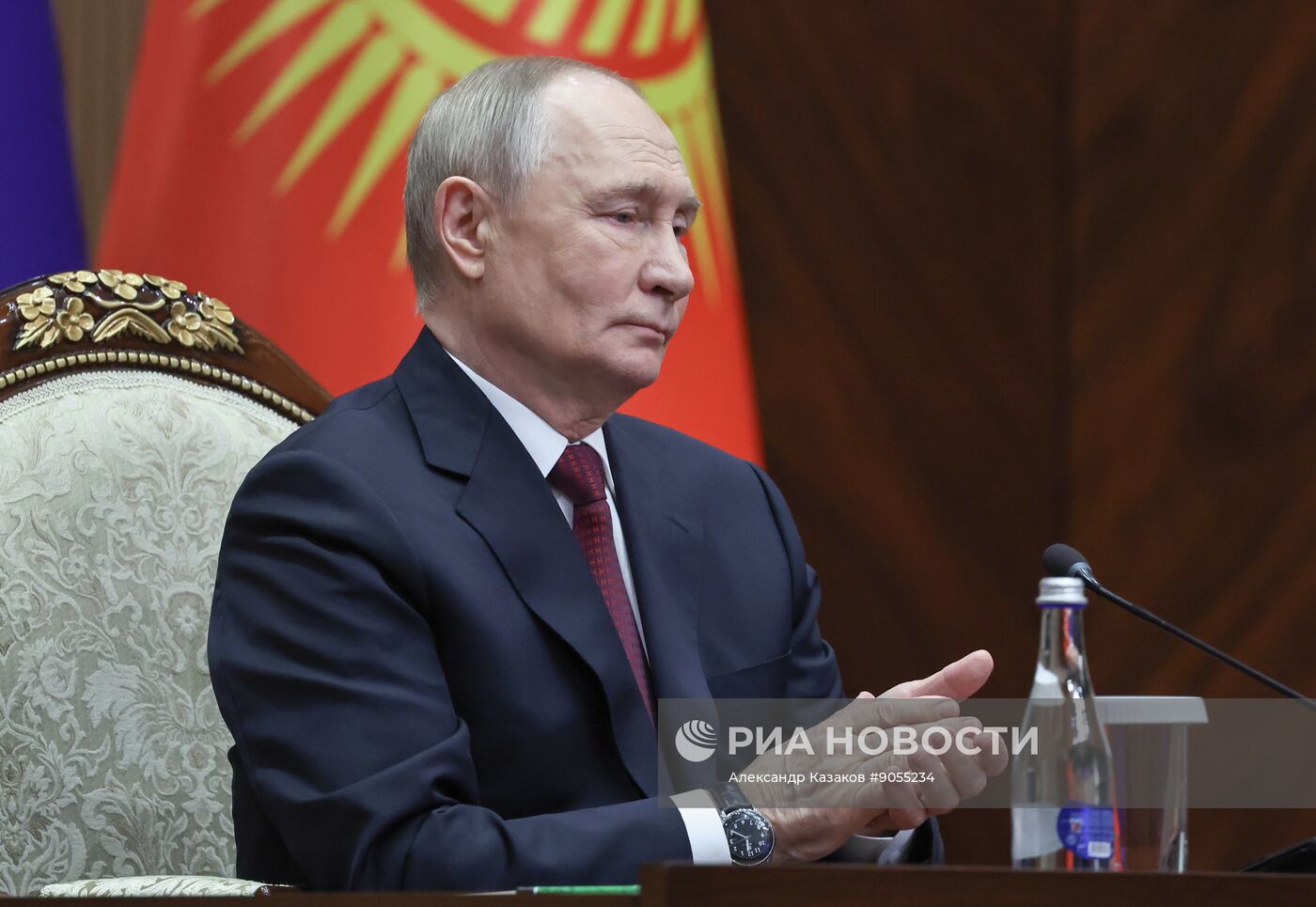 Государственный визит президента Владимира Путина в Киргизию. День второй