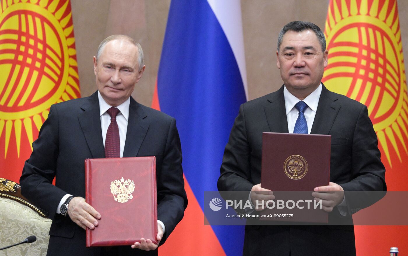 Государственный визит президента Владимира Путина в Киргизию. День второй