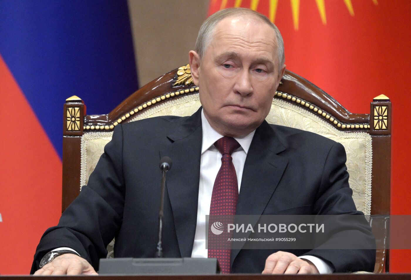 Государственный визит президента Владимира Путина в Киргизию. День второй