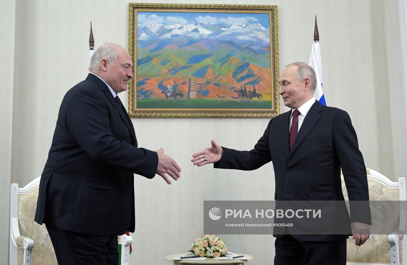 Государственный визит президента Владимира Путина в Киргизию. День второй