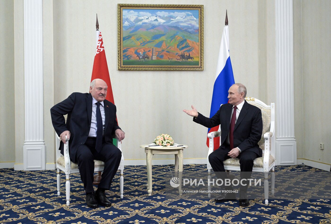 Государственный визит президента Владимира Путина в Киргизию. День второй