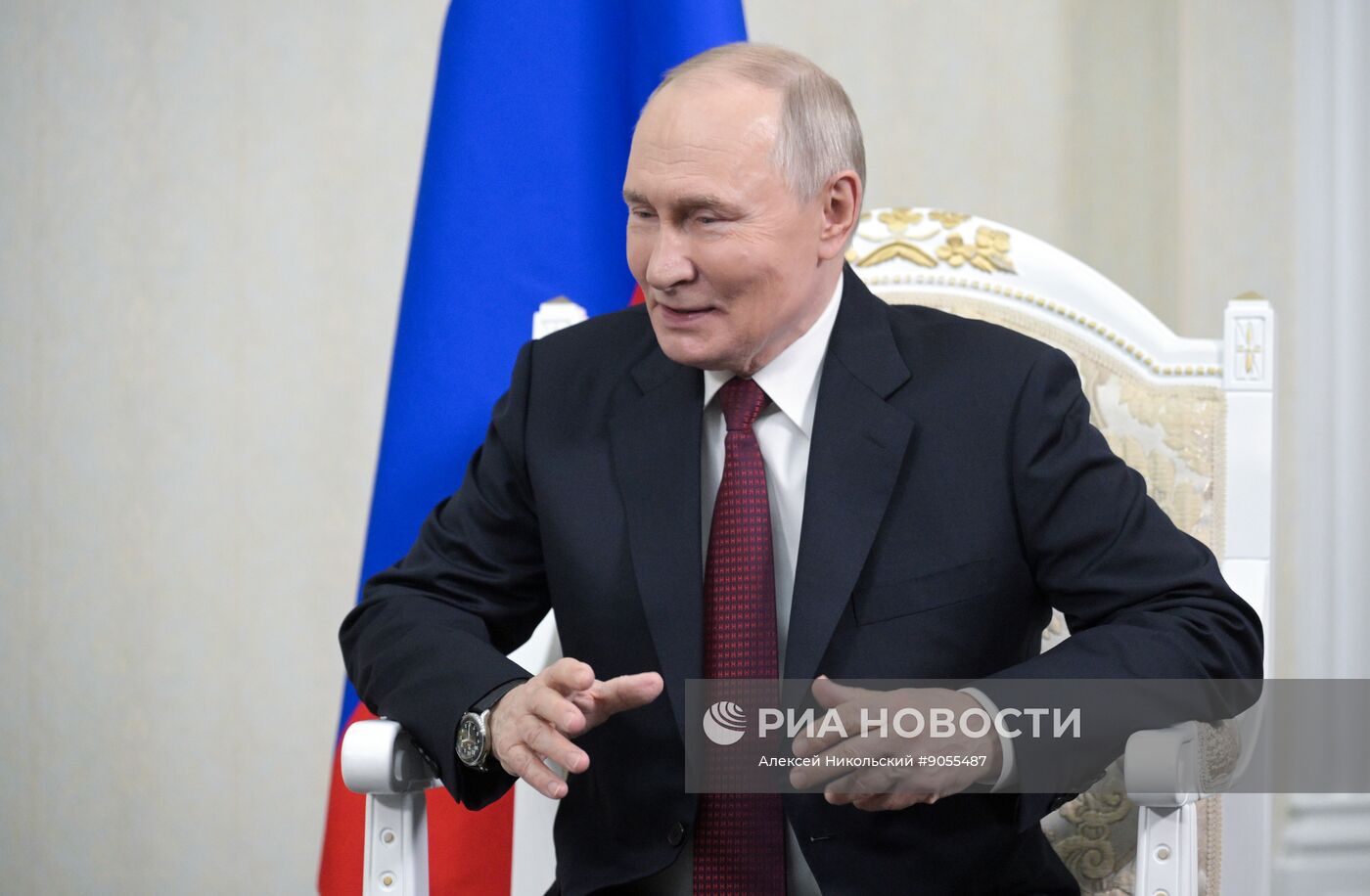 Государственный визит президента Владимира Путина в Киргизию. День второй