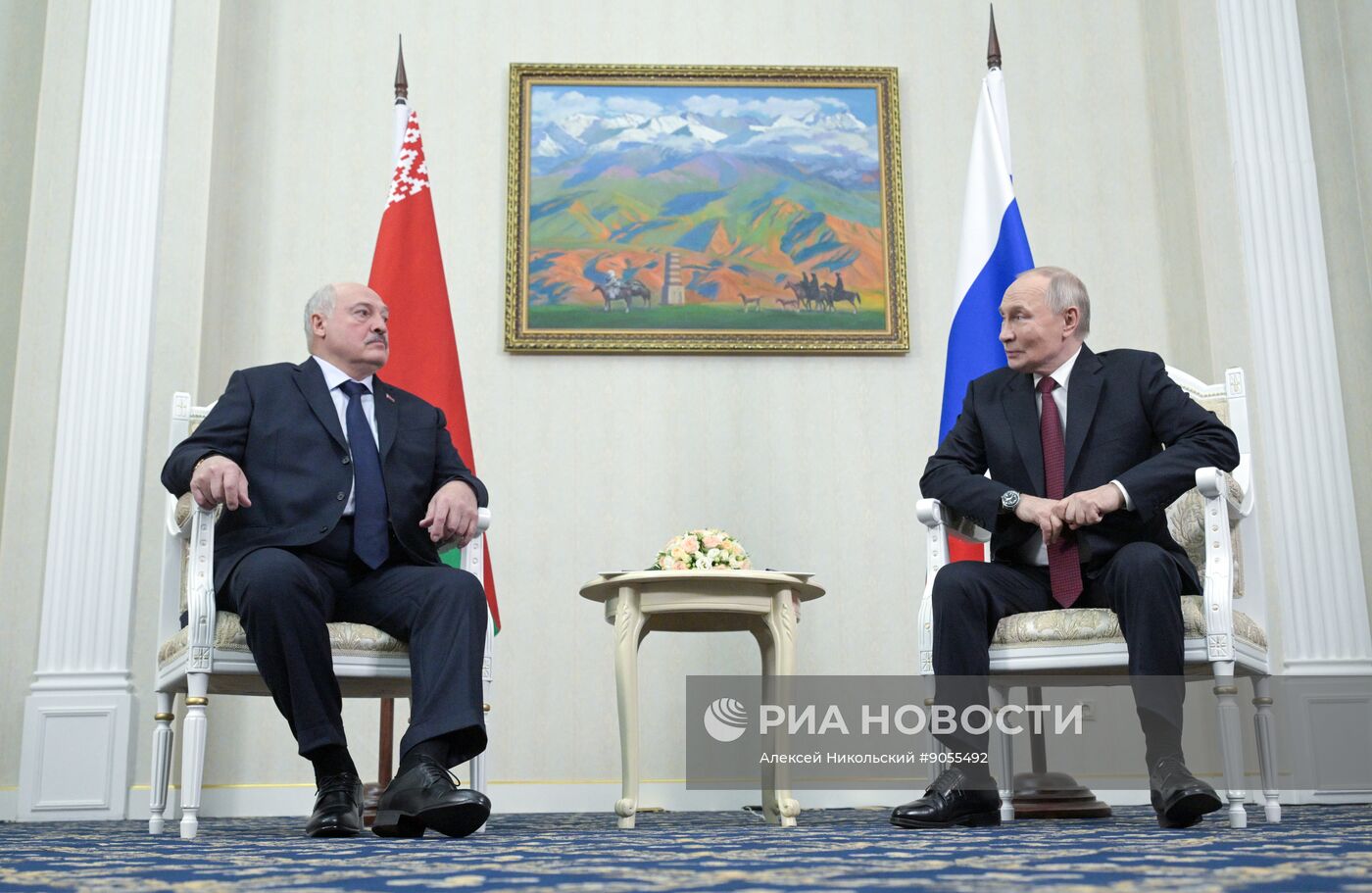 Государственный визит президента Владимира Путина в Киргизию. День второй