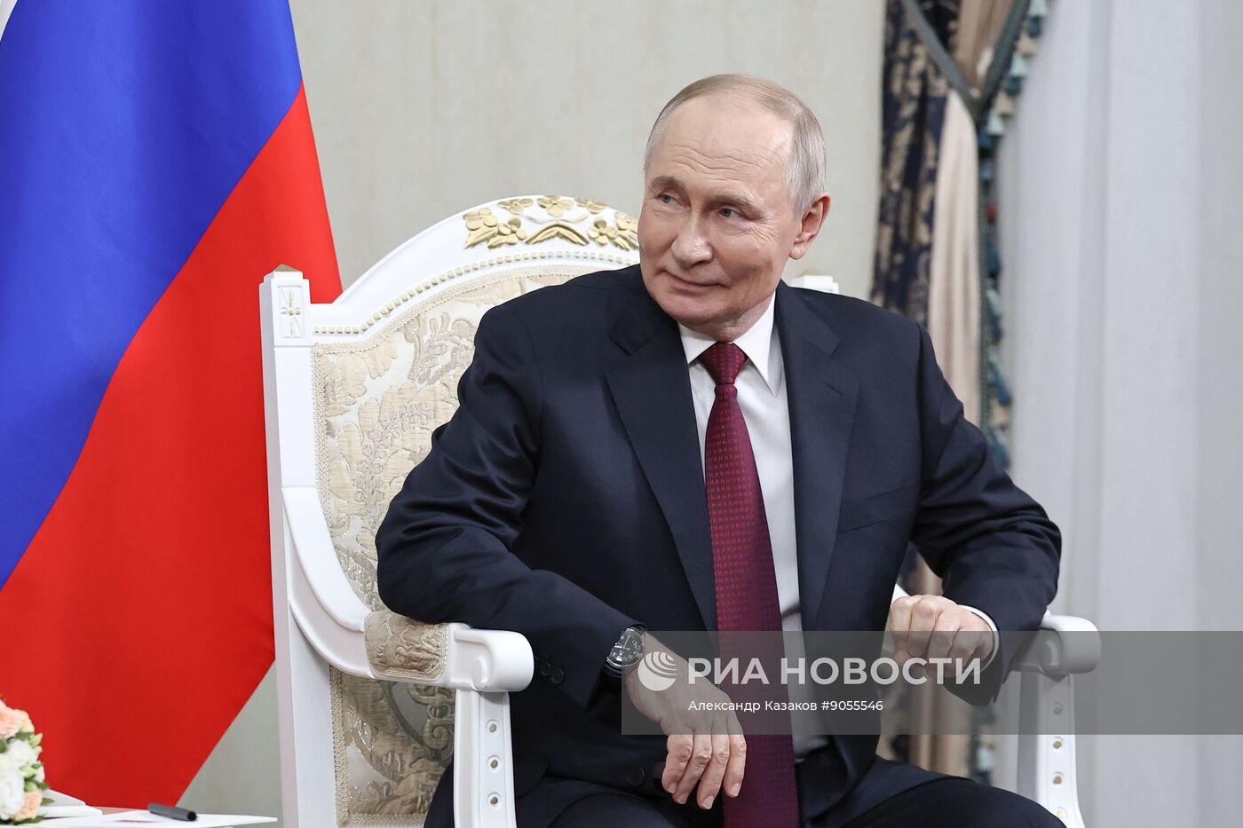 Государственный визит президента Владимира Путина в Киргизию. День второй